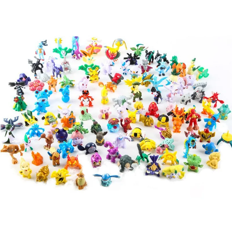 Kids Toys Young - 2-3 ซม.Pokemon อะนิเมะรูป Pikachu น่ารัก Action