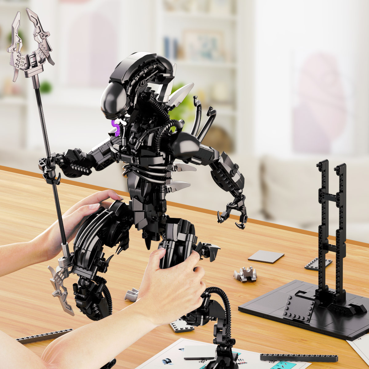Xenomorph Kids Toys - Alien ชุดของเล่น Xenomorph Predator Action Figure