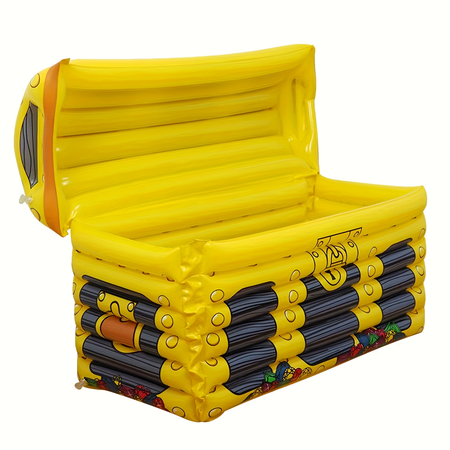 Kids Storage Toys - กล่องเก็บของเล่นและบาร์น้ำแข็งเป่าลมอเนกประสงค์ กล่องเก็บความเย็นแบบพกพา ใช้ได้สองแบบ สำหรับงานปาร์ตี้ที่บ้าน ปิกนิกกลางแจ้ง และจัดเก็บของเล่นเด็ก