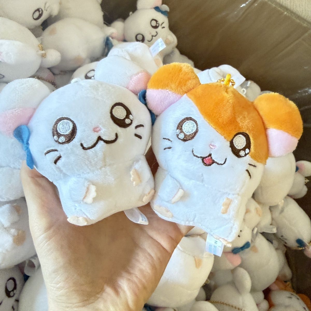 Kids Toys Boys - พวงกุญแจตุ๊กตาแฮมสเตอร์น่ารัก ฮัมทาโร บิจู ของขวัญสุดคาวาอี้สำหรับเด็กชาย เด็กหญิง และแฟนคลับ