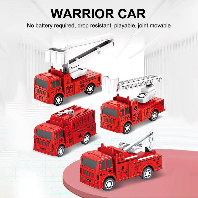 Kids Toys Young - รถบรรทุกของเล่นเด็ก 1 ชิ้น แบบดึงกลับได้ รุ่นรถก่อสร้าง ของเล่นเด็กผู้ชาย