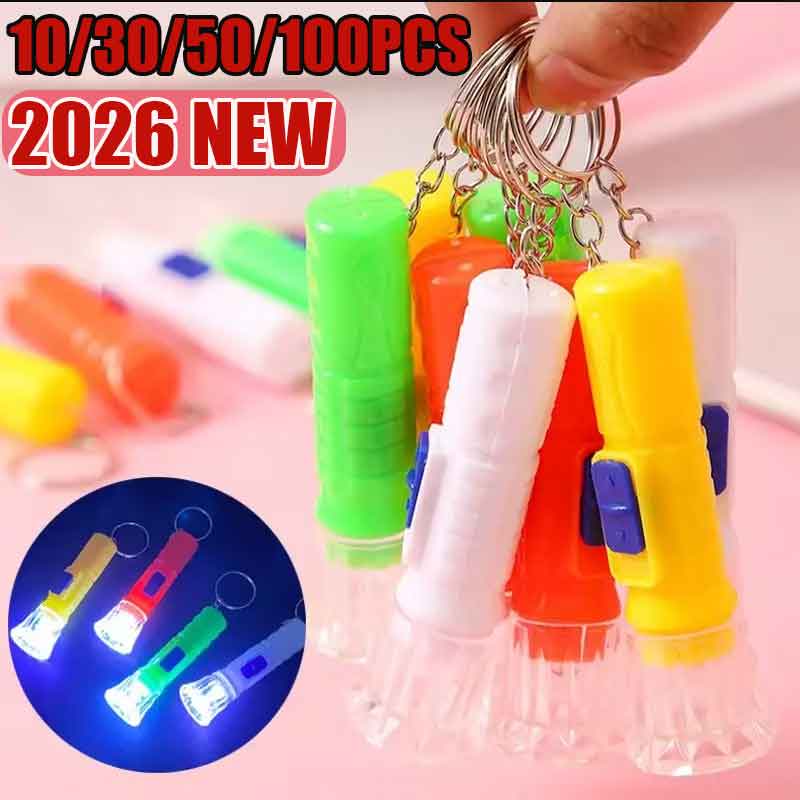 Kids Toys Usa - ไฟฉาย LED ขนาดเล็ก 10/30/50/100 ชิ้น ของเล่นสำหรับเด็ก