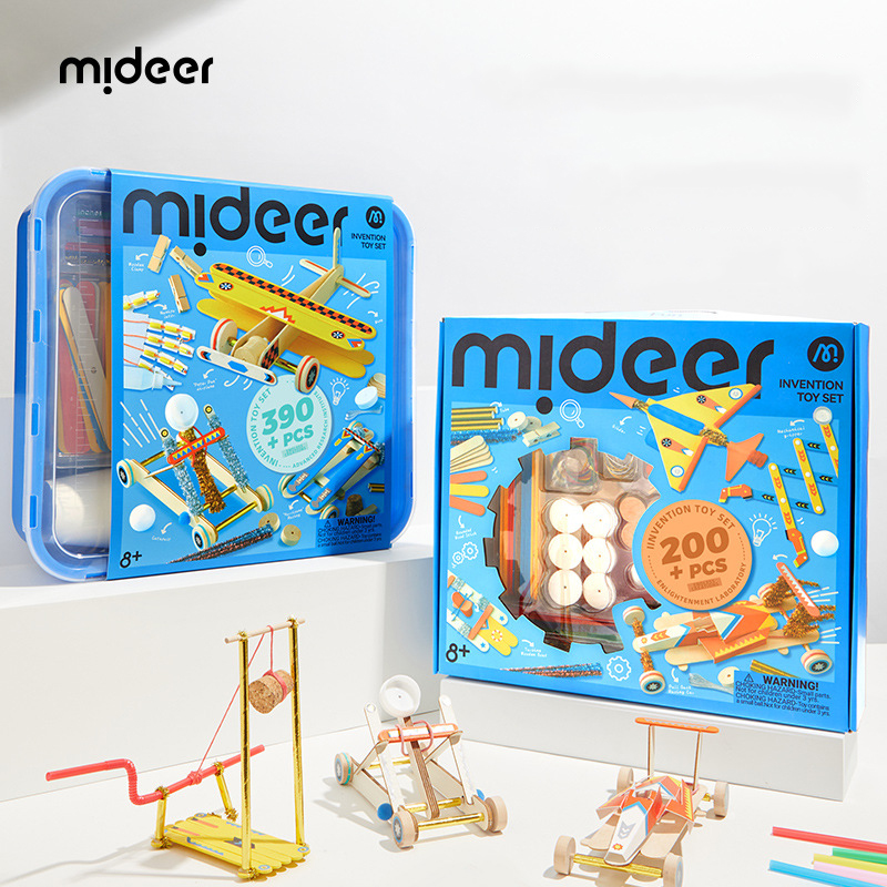 Kids Toys Under 200 - ชุดของเล่นนวัตกรรม Mideer 200+ ชิ้น ชุดห้องปฏิบัติการเสริมสร้างความรู้ ของเล่นเสริมพัฒนาการเด็ก