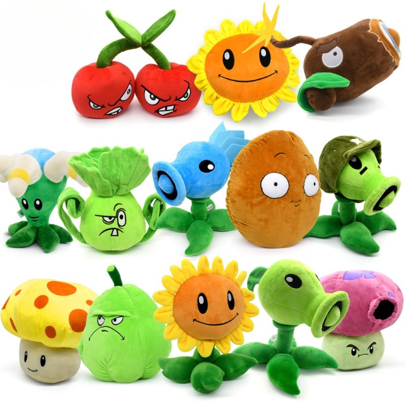 Kids Toys Usa - ตุ๊กตา Plants Vs Zombies ของเล่นตุ๊กตาผ้าพลัฌนุ่มนิ่มน่ารัก ของขวัญวันเกิดสำหรับเด็ก
