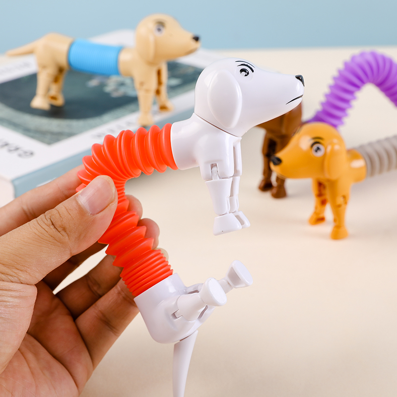 Kids Toys Youtube - ใหม่ฤดูใบไม้ผลิสุนัข Pop หลอด Sensory ของเล่นความเครียดบรรเทาสูบลมของเล่นสำหรับเด็กผู้ใหญ่ Anti-Stress