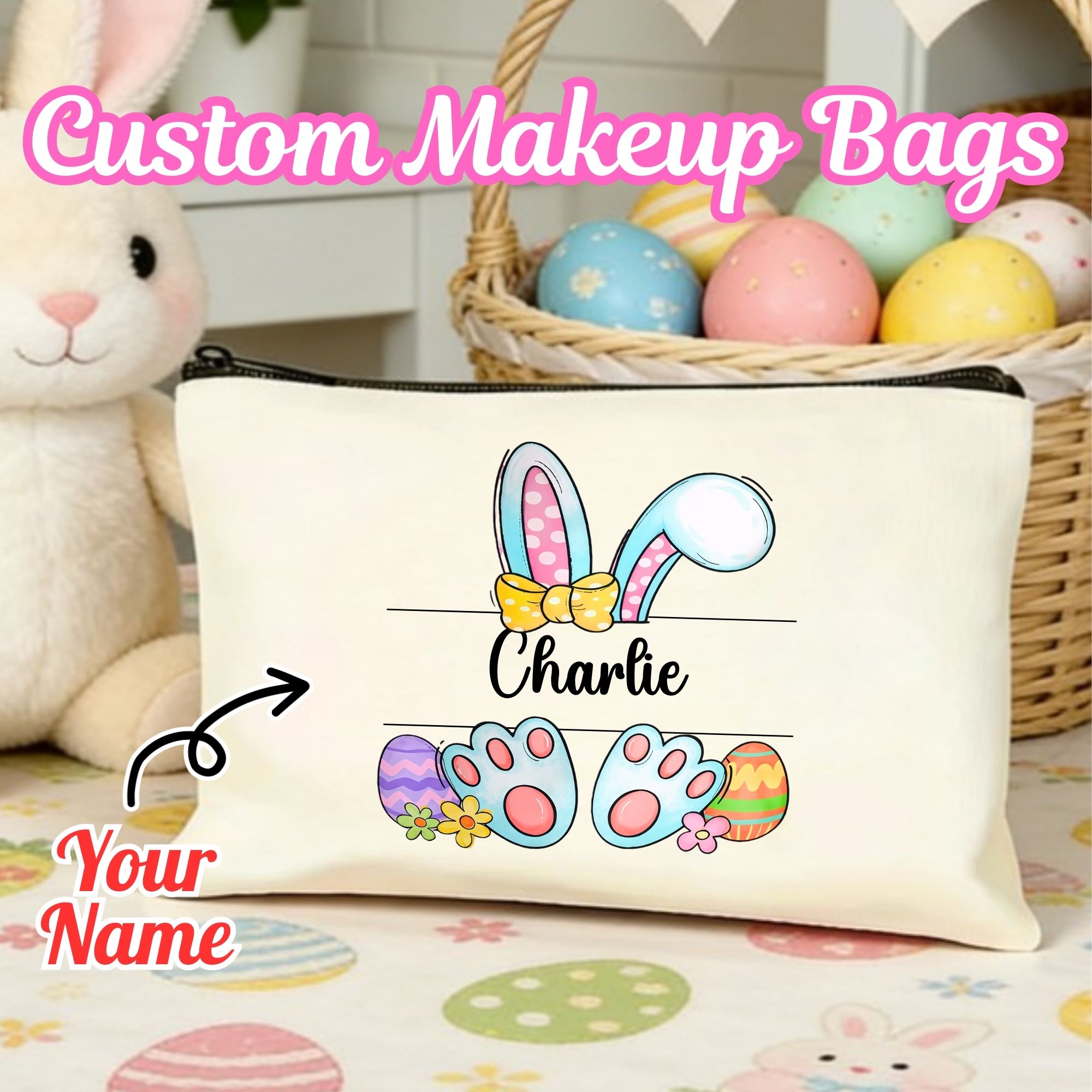 Kids Toys Logo - กระเป๋าเครื่องสำอางแบบกำหนดเองได้ พร้อมโลโก้บริษัท ลายเลเซอร์ น่ารัก ของขวัญวันเกิดสำหรับเด็ก กระเป๋าใส่ของเล่น