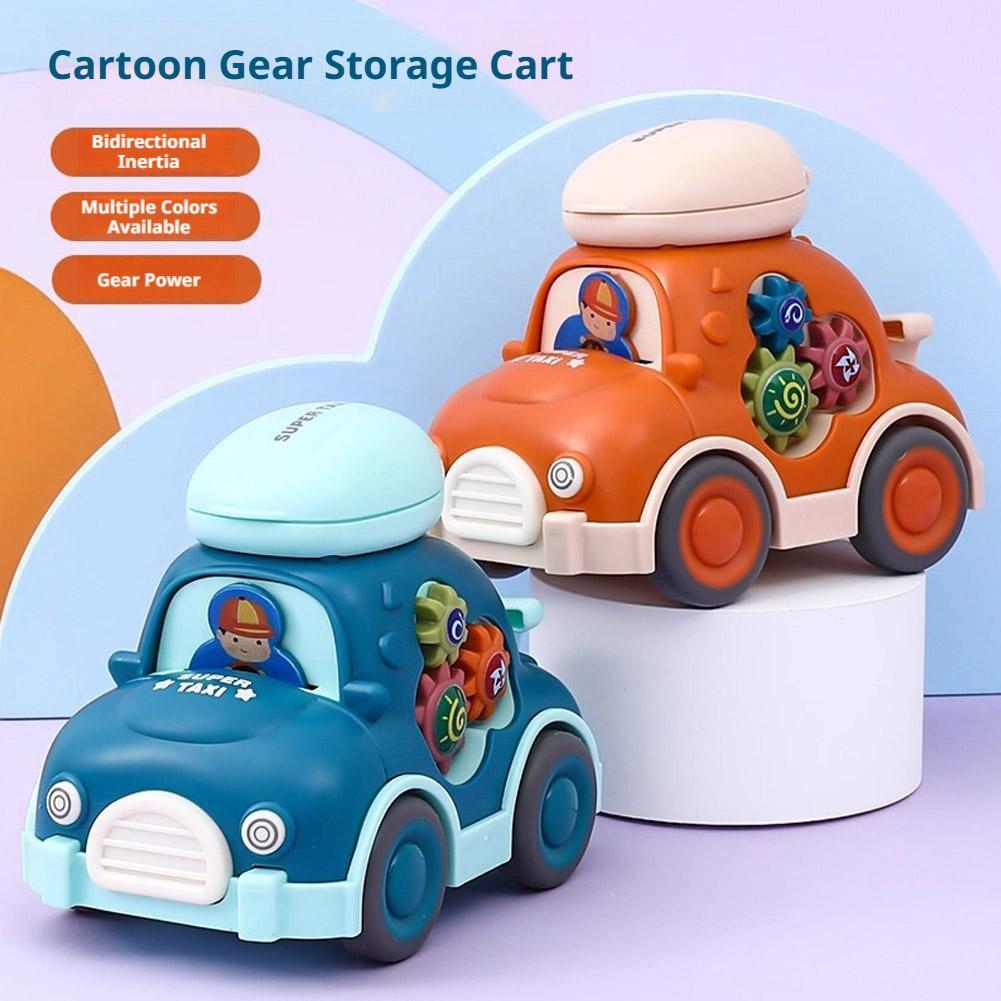 Kids Toys Boys - รถของเล่นการ์ตูนขนาดเล็กแบบดึงถอยหลัง รถของเล่นแบบแรงเฉื่อย ของเล่นเสริมพัฒนาการสำหรับเด็กผู้ชาย ของขวัญวันเกิด