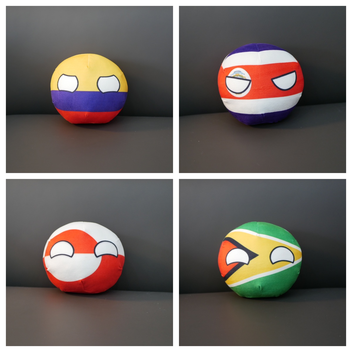 Kids Toys Pakistan - ตุ๊กตาโพลนด์บอลออสเตรเลียขนาด 8/20 ซม. ตุ๊กตาคันทรีบอลกรีนแลนด์ โคลอมเบีย กายอานา