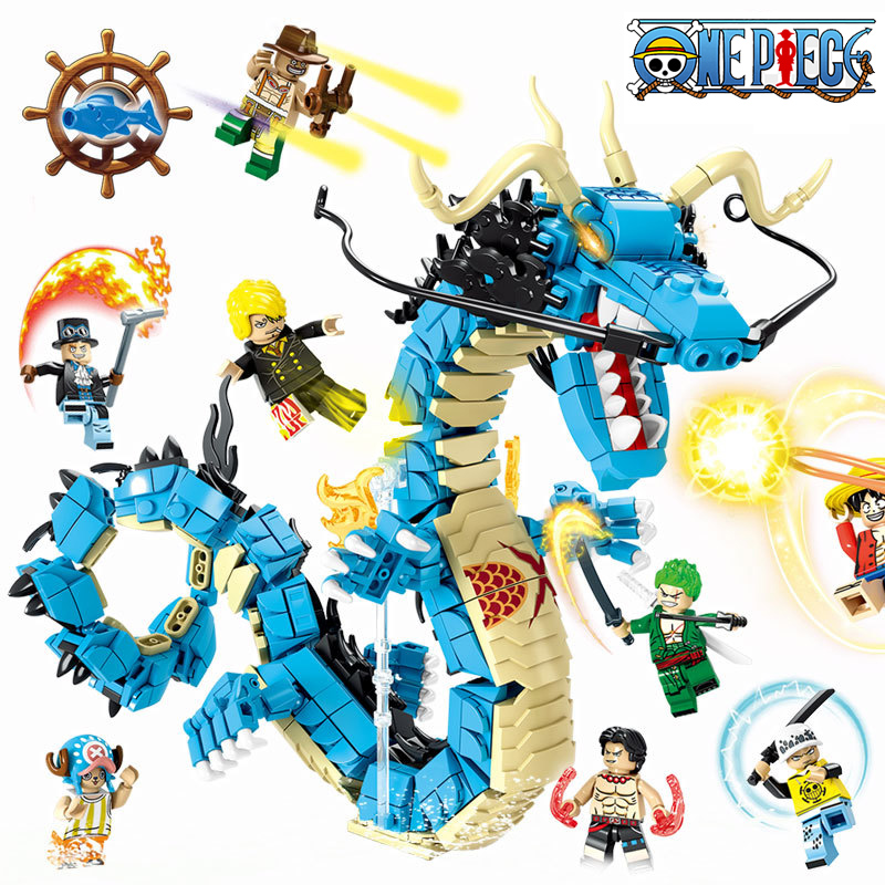 Kids Toys Lego - One Piece Building Blocks กล่องตาบอด Luffy