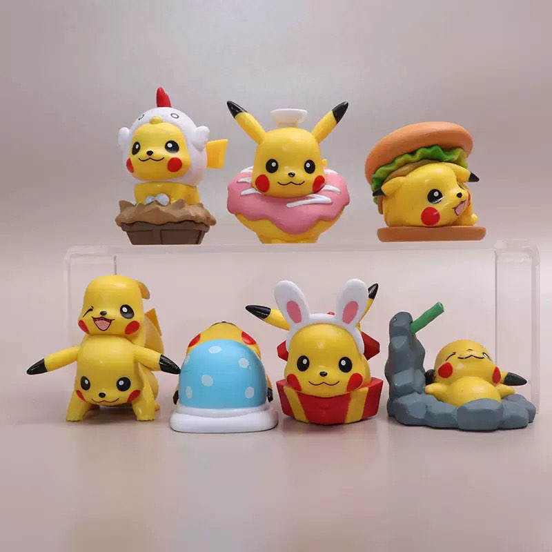 ฟิกเกอร์ปิกาจูน่ารัก ชุด 7 ชิ้ - Kids Toys Under 200 บทวิจารณ์และราคา