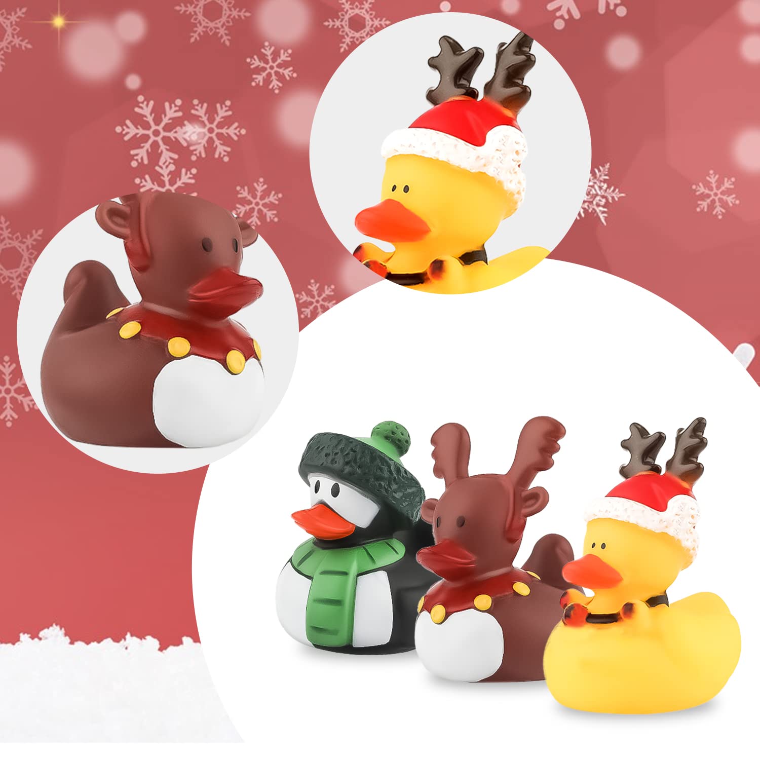 2/6/12PC คริสต์มาสเป็ดยาง, ยาง - Rubber Duck Bath บทวิจารณ์และราคา