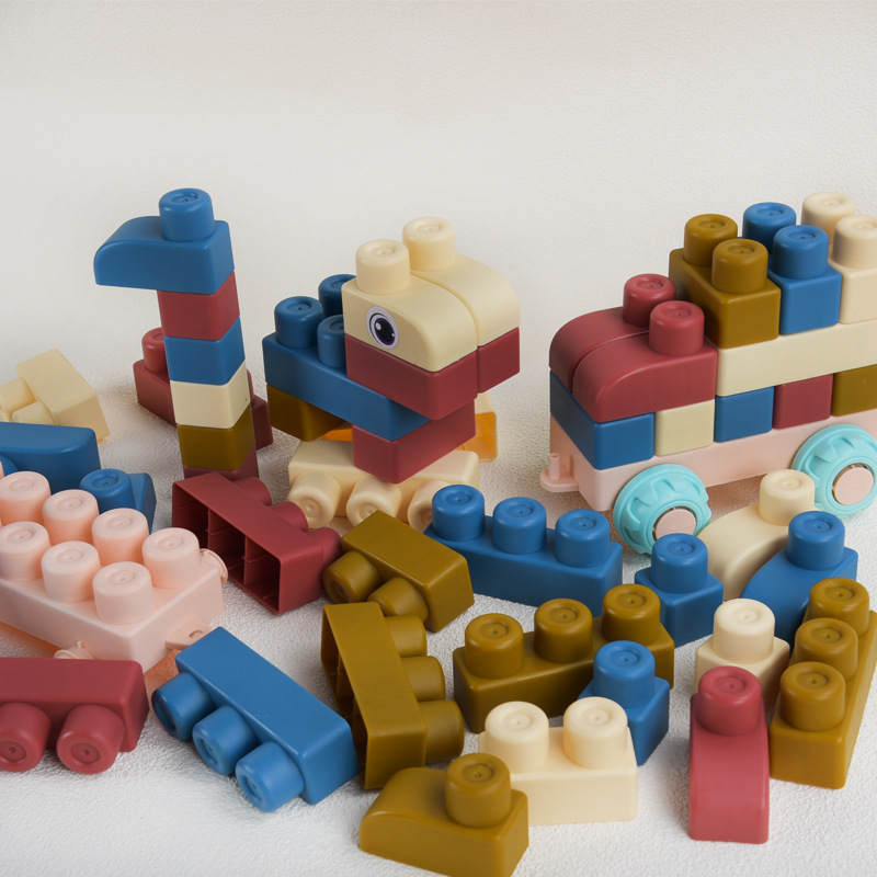 DIY เด็กยางนุ่มอนุภาคขนาดใหญ่อ - Kids Toys Lego บทวิจารณ์และราคา