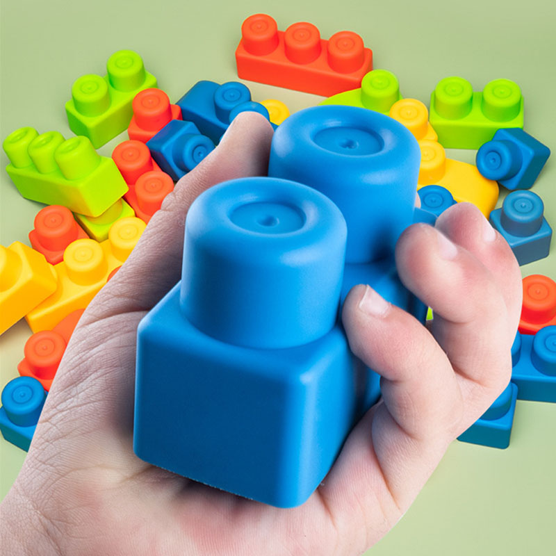 DIY เด็กยางนุ่มอนุภาคขนาดใหญ่อ - Kids Toys Lego บทวิจารณ์และราคา