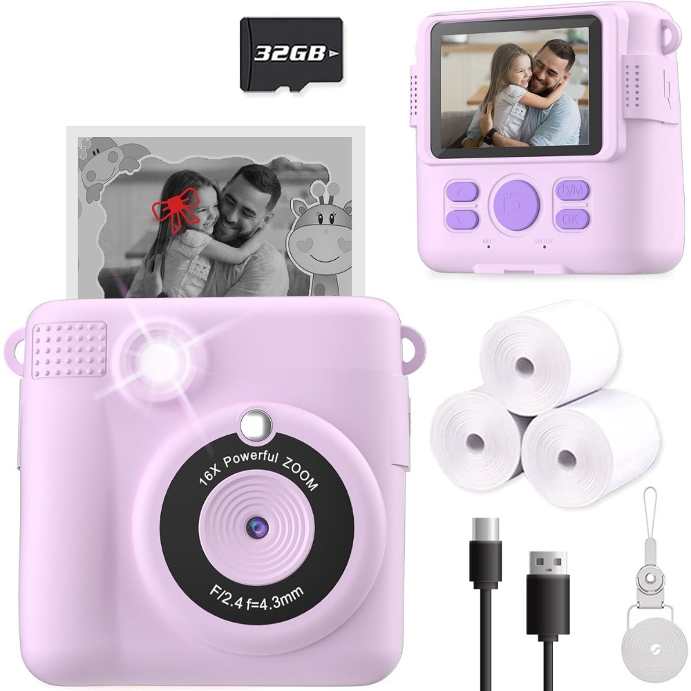กล้องพิมพ์ทันทีสําหรับเด็ก, กล - Kids Toys Videos บทวิจารณ์และราคา