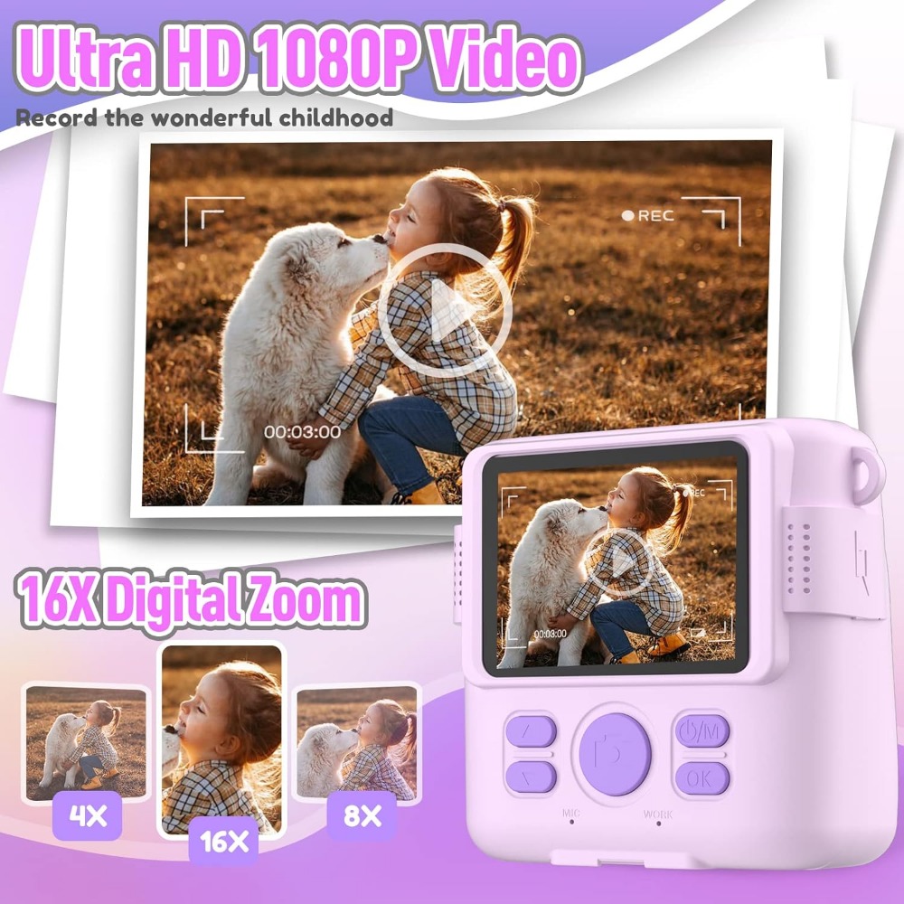 กล้องพิมพ์ทันทีสําหรับเด็ก, กล - Kids Toys Videos บทวิจารณ์และราคา