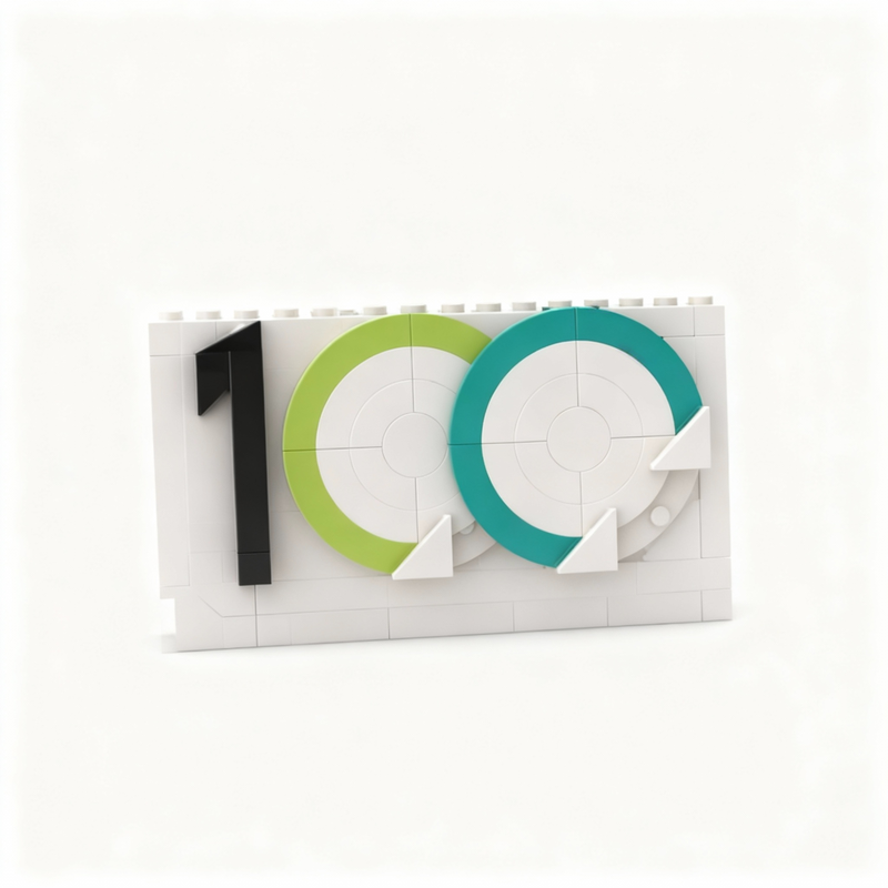 100 ชิ้น MOC โลโก้ปี PHOENIX C - Kids Toys Logo บทวิจารณ์และราคา
