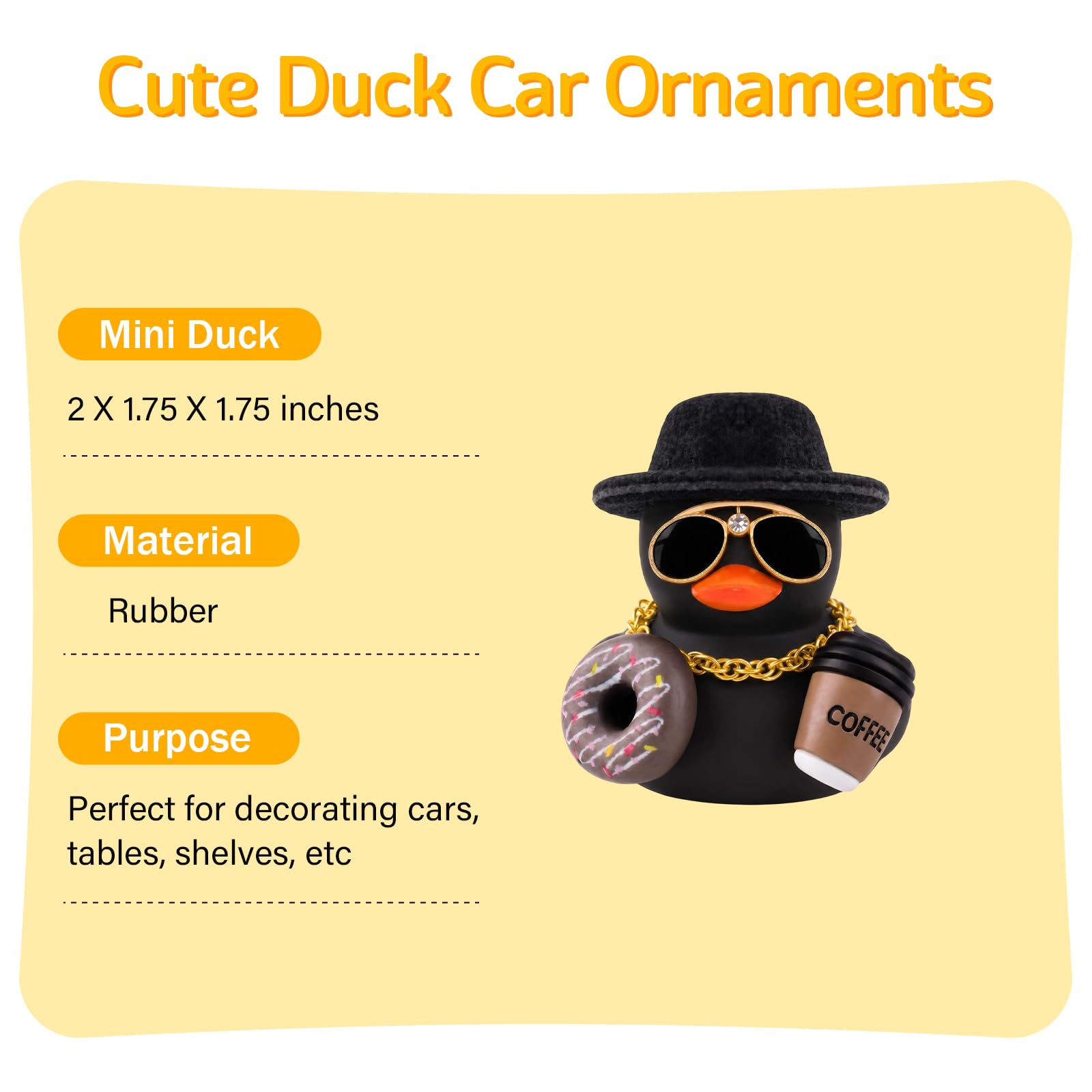 ของตกแต่งคอนโซลรถยนต์รูปเป็ดยา - Rubber Duck Bath บทวิจารณ์และราคา