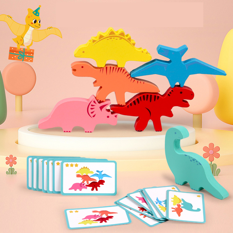 ไม้บล็อกของเล่นเด็กสัตว์ไดโนเส - Kids Toys Videos บทวิจารณ์และราคา