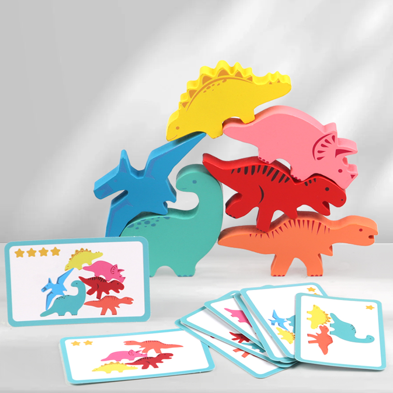 ไม้บล็อกของเล่นเด็กสัตว์ไดโนเส - Kids Toys Videos บทวิจารณ์และราคา