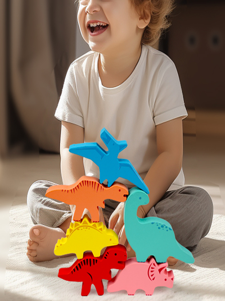 ไม้บล็อกของเล่นเด็กสัตว์ไดโนเส - Kids Toys Videos บทวิจารณ์และราคา