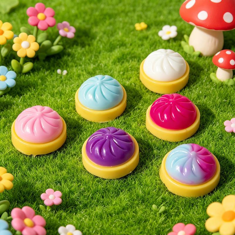 1/4 ชิ้น ลูกบอลบีบจำลองรูปทรงเ - Kids Toys Dumplings บทวิจารณ์และราคา