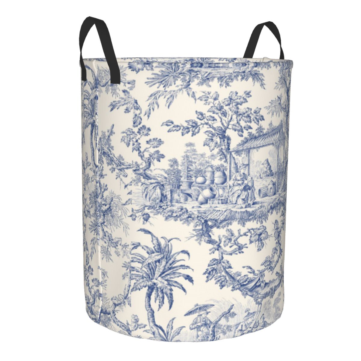 ตะกร้าซักผ้าลาย Toile de Jouy  - Kids Toys Clearance บทวิจารณ์และราคา