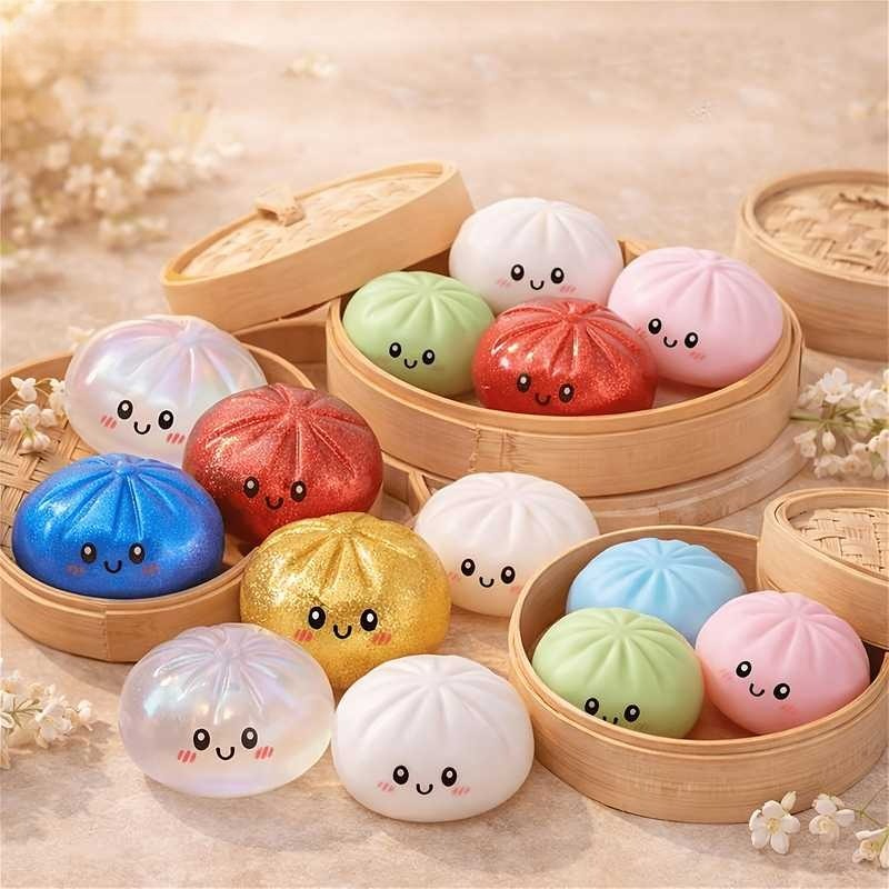 ของเล่นบีบลดความเครียดรูปซาลาเ - Kids Toys Dumplings บทวิจารณ์และราคา