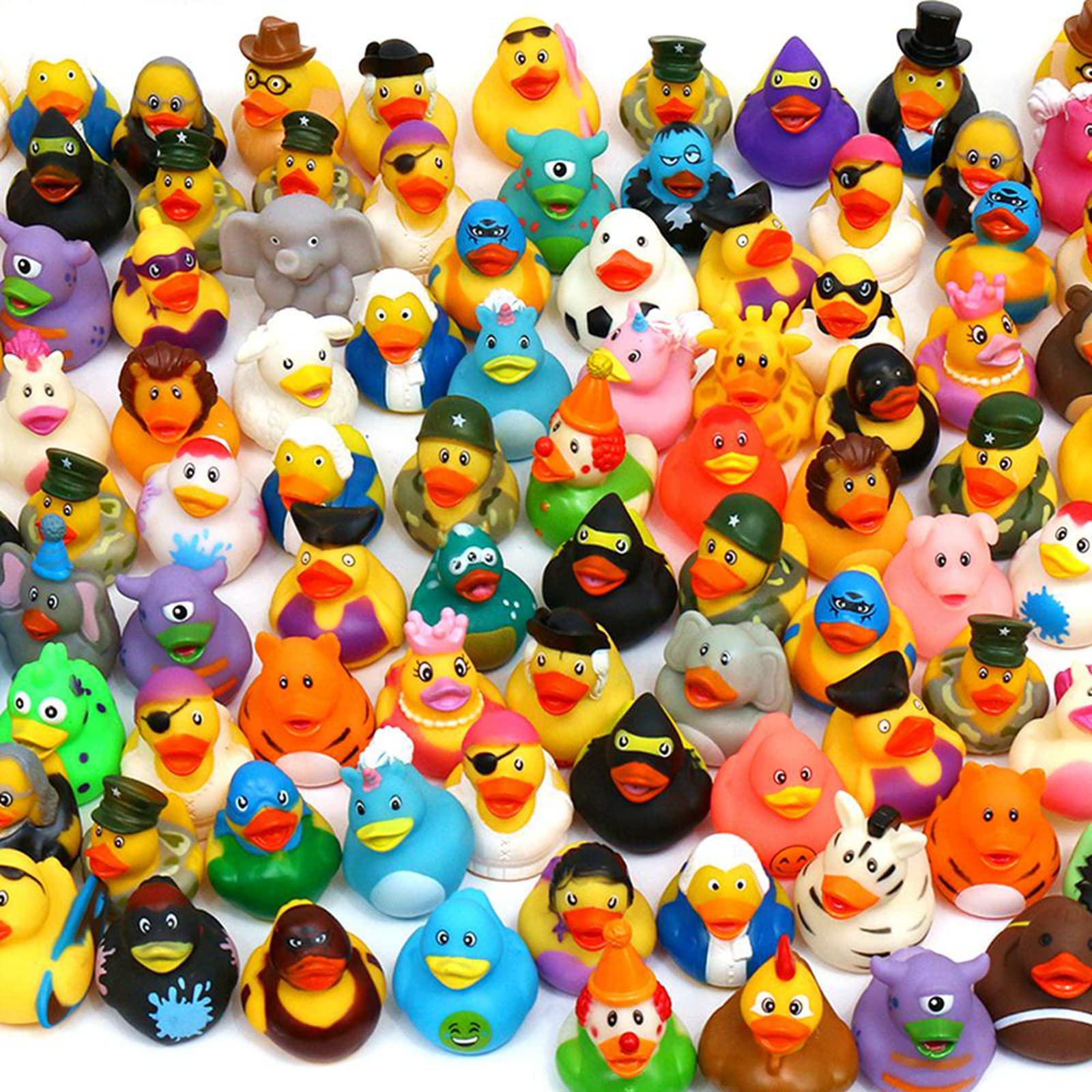 10-100PCS เป็ดยางสําหรับรถจี๊ป - Rubber Duck Bath บทวิจารณ์และราคา