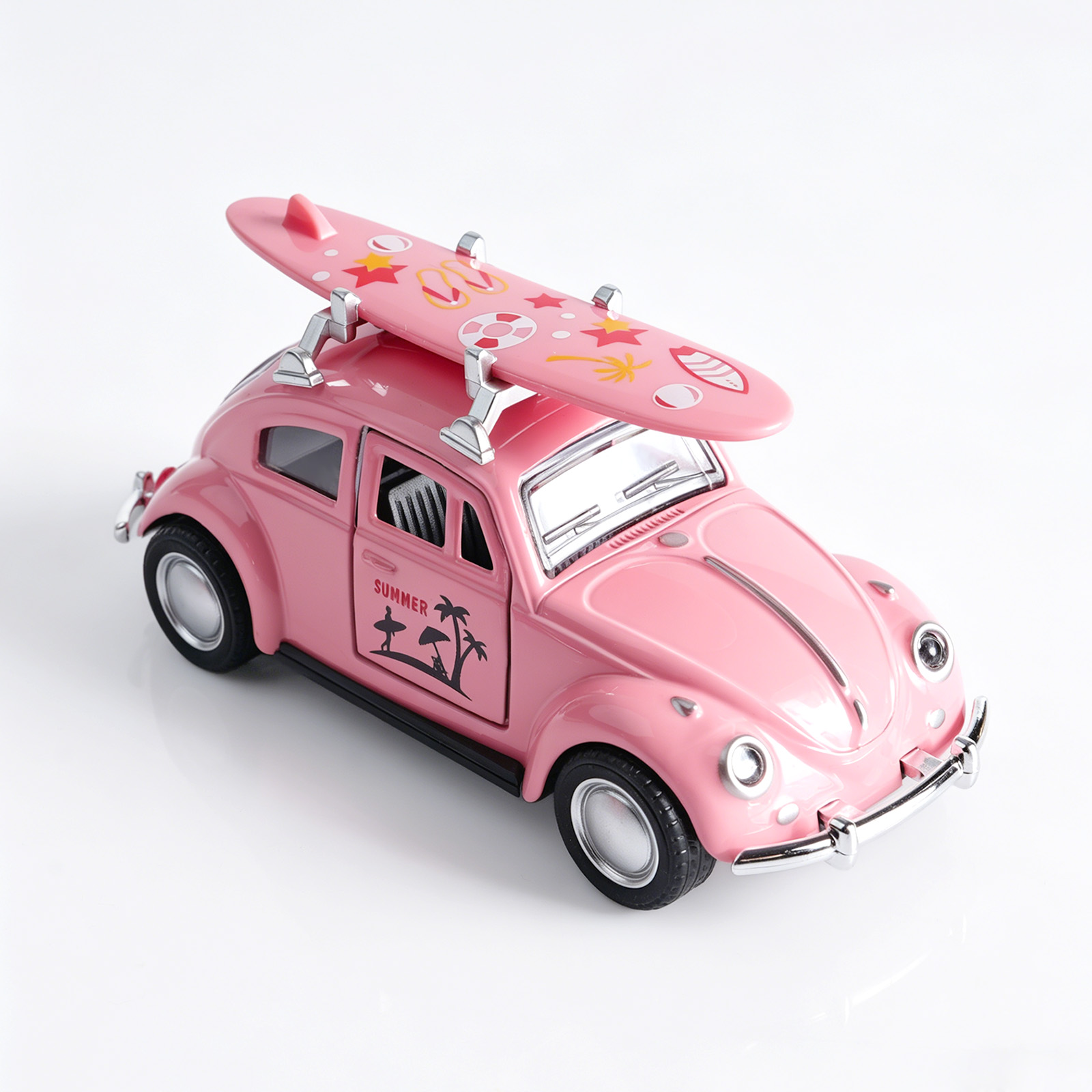 รถโมเดล Volkswagen Beetle สีชม - Kids Toys Young บทวิจารณ์และราคา
