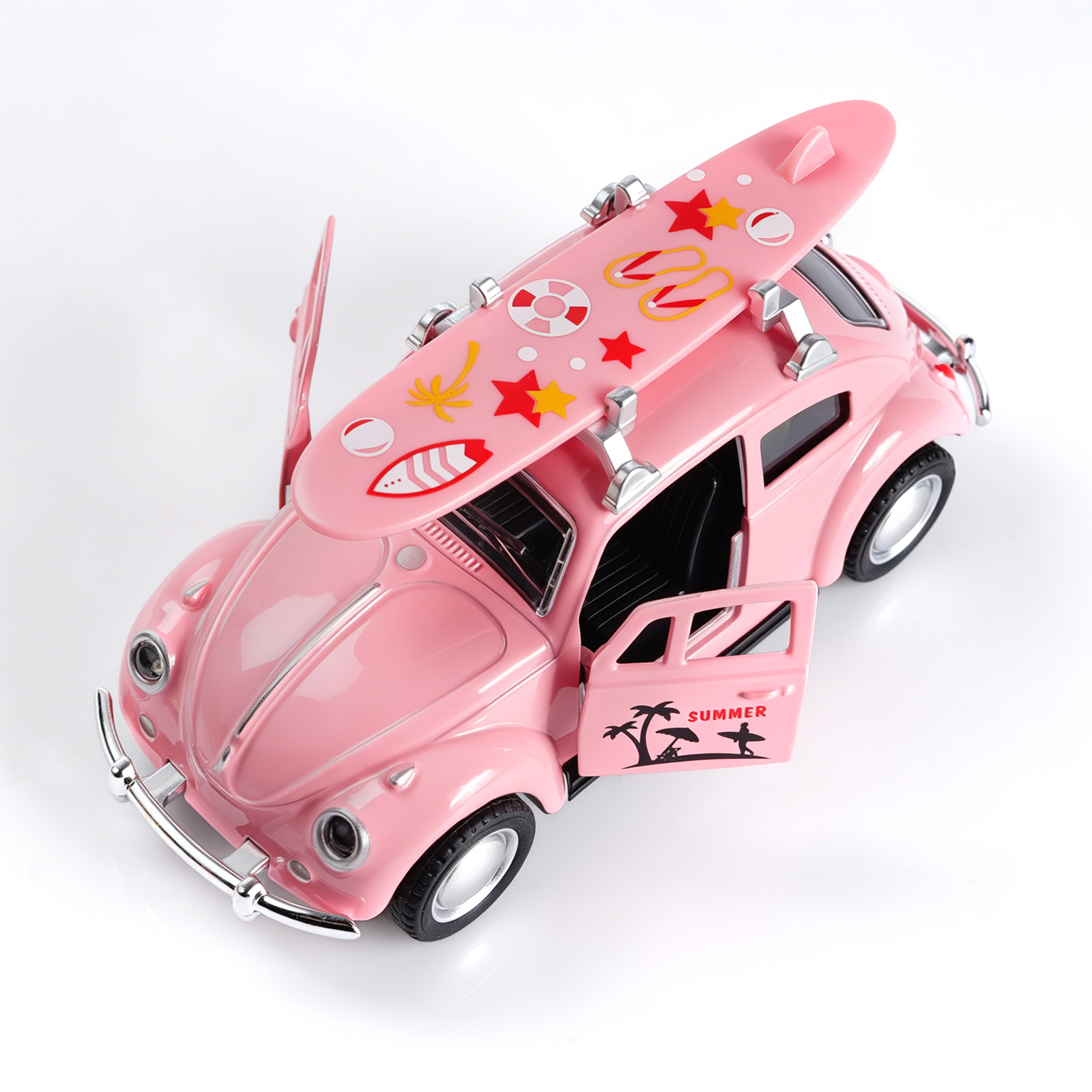 รถโมเดล Volkswagen Beetle สีชม - Kids Toys Young บทวิจารณ์และราคา