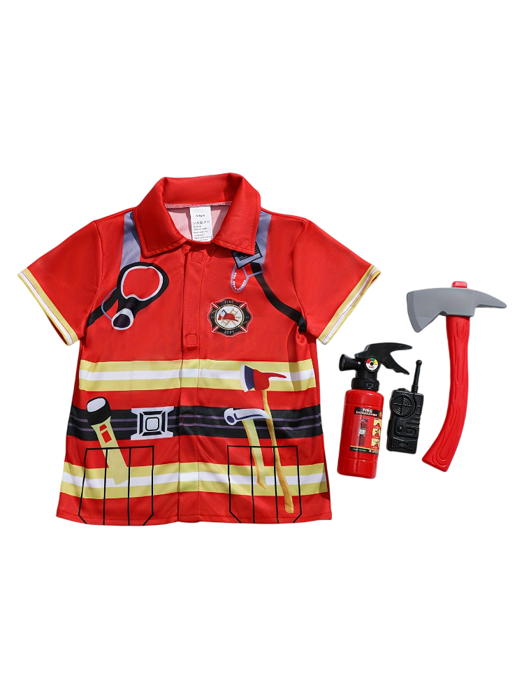เสื้อเด็กสไตล์นักดับเพลิงพร้อม - Kids Toys Usa บทวิจารณ์และราคา