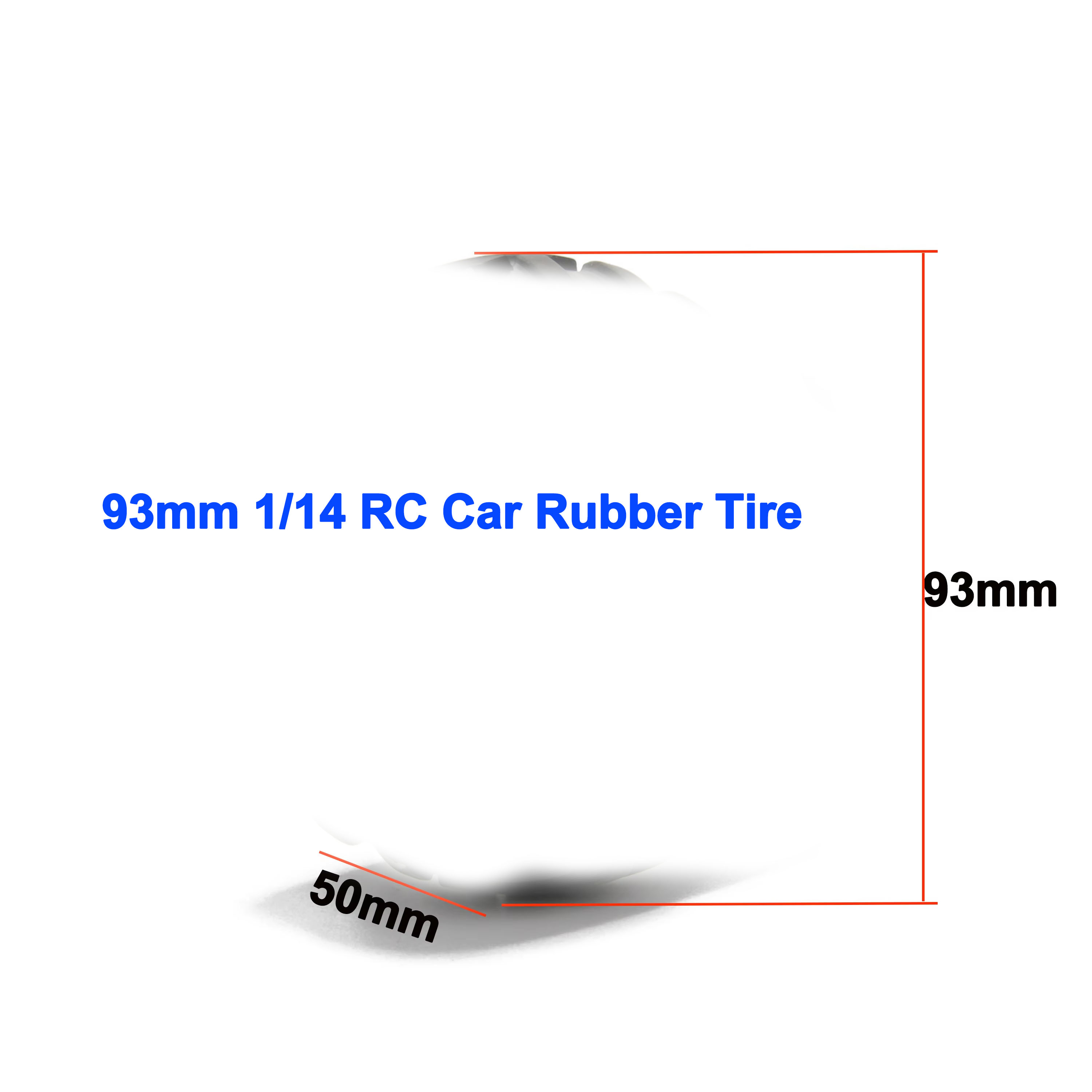 ยางล้อรถ RC ขนาด 93 มม. 1/14 พ - Hot Wheels Car Monster Trucks บทวิจารณ์และราคา
