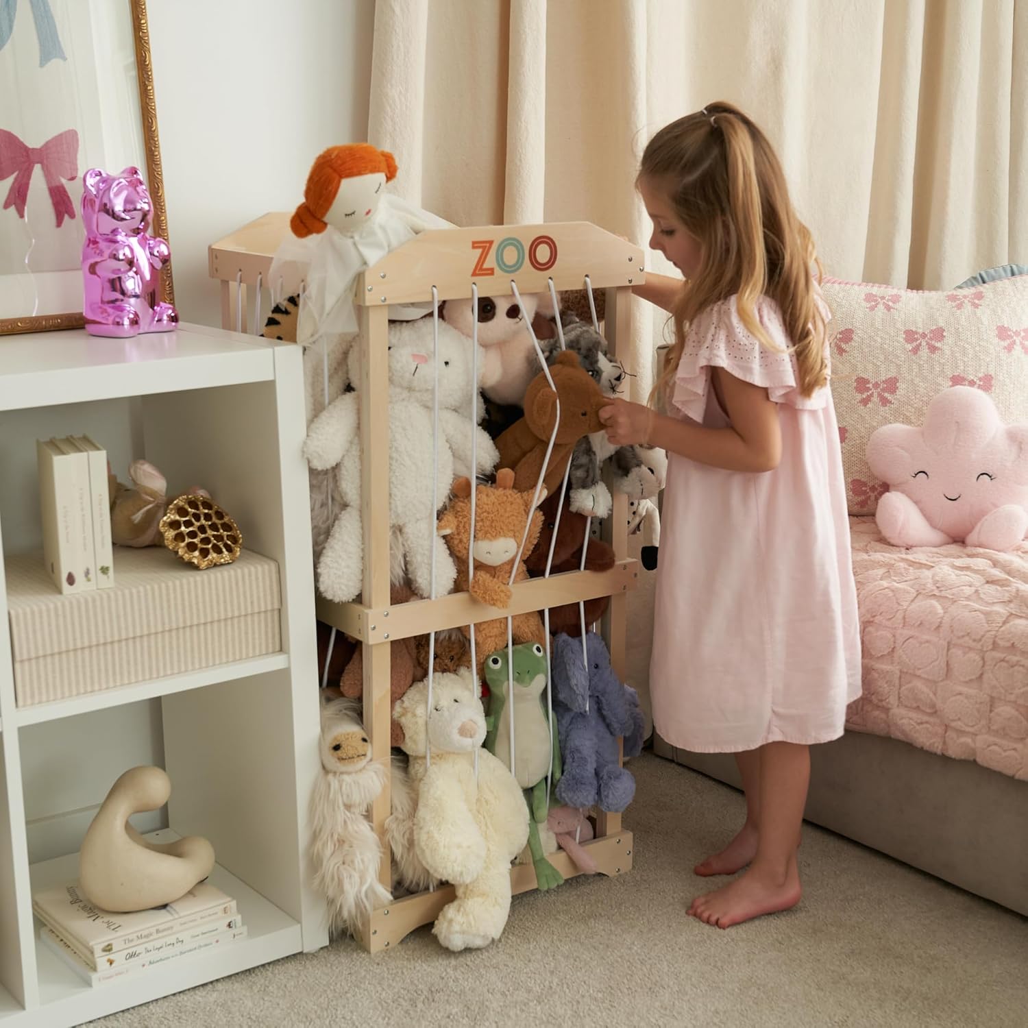 ชั้นวางของเล่นตุ๊กตาขนนุ่มขนาด - Kids Storage Toys บทวิจารณ์และราคา