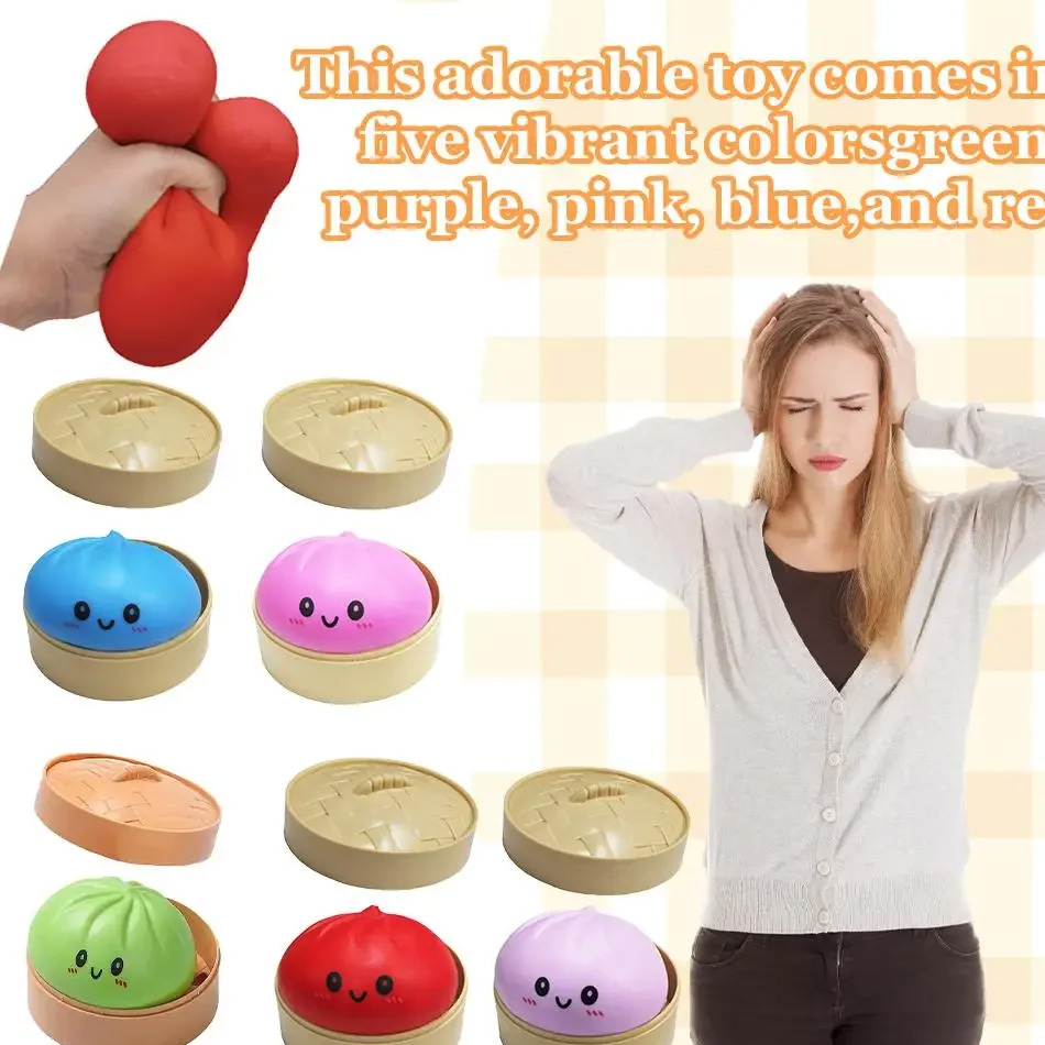 ของเล่นบีบลดความเครียดรูปซาลาเ - Kids Toys Dumplings บทวิจารณ์และราคา