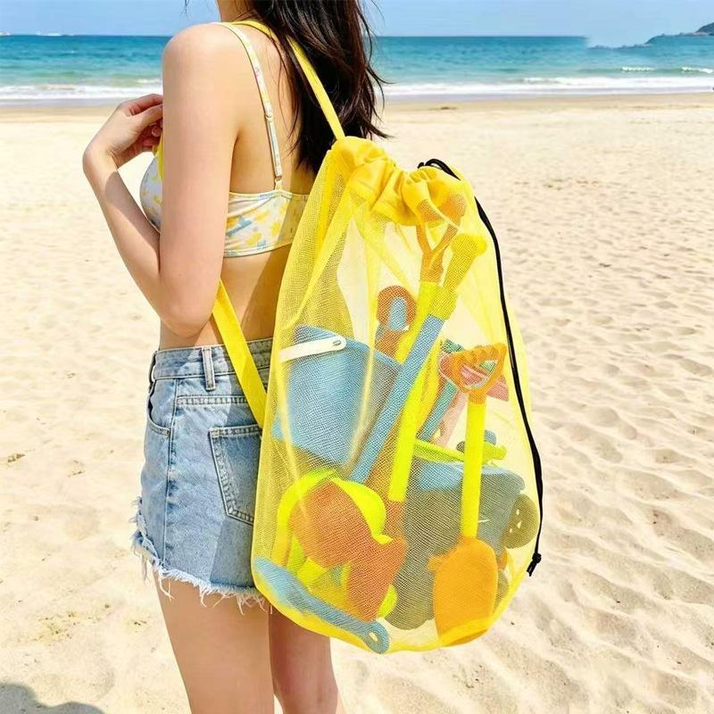 กระเป๋าเก็บของชายหาดแบบตาข่ายพ - Kids Storage Toys บทวิจารณ์และราคา