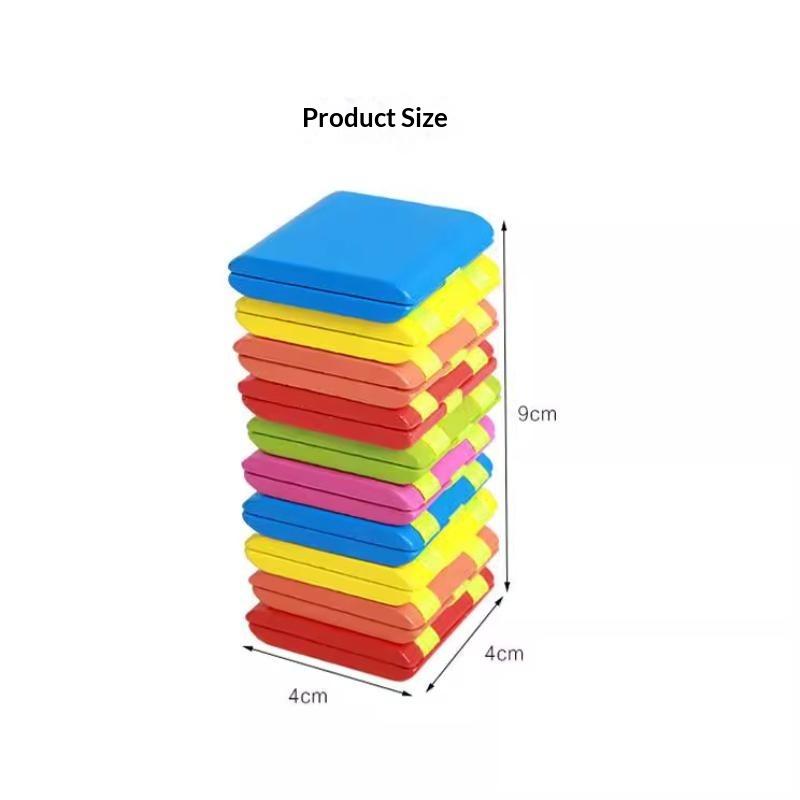บล็อกไม้สีสันสดใสสำหรับฝึกการค - Kids Toys Entertainer บทวิจารณ์และราคา