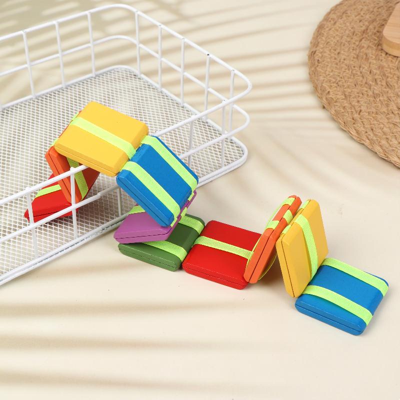 บล็อกไม้สีสันสดใสสำหรับฝึกการค - Kids Toys Entertainer บทวิจารณ์และราคา