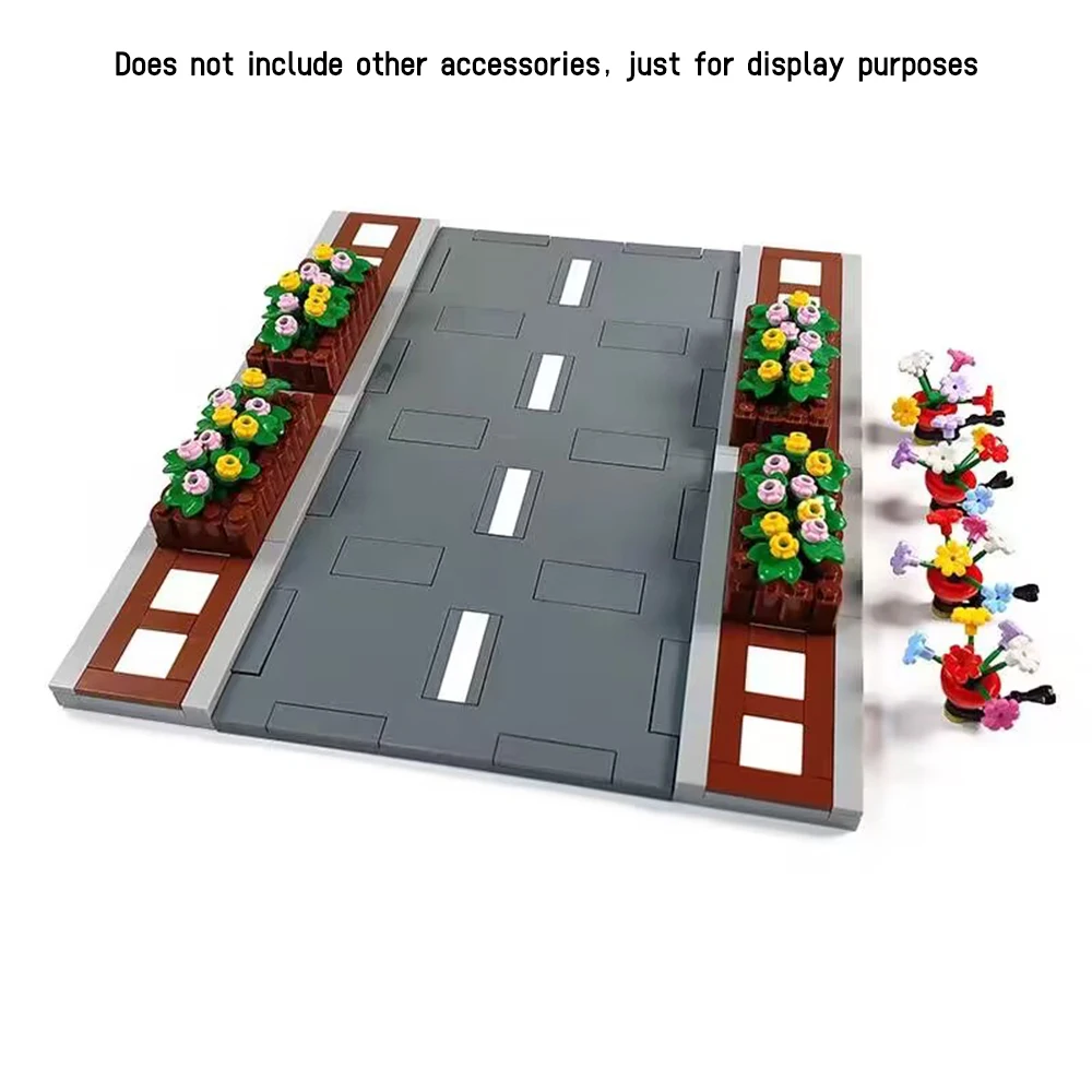 City Road Street Baseplate Bui - Lego Set City บทวิจารณ์และราคา