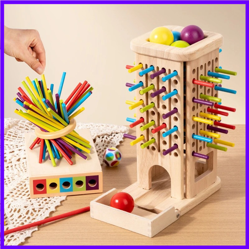 ของเล่นไม้แบบมอนเตสซอรี่ ตัวต่ - Kids Toys Entertainer บทวิจารณ์และราคา