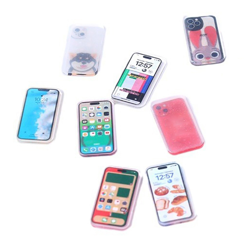 5 ชิ้น 1:12 โทรศัพท์มือถือจิ๋ว - Kids Toys Smartphone บทวิจารณ์และราคา