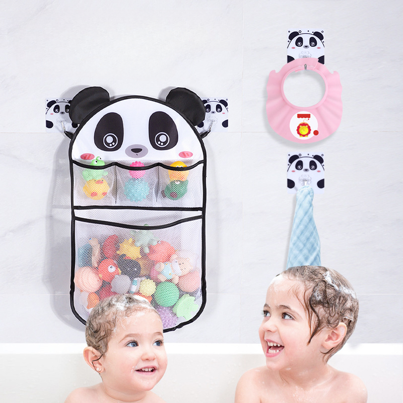 การ์ตูนอาบน้ําแขวนตะกร้าตาข่าย - Kids Storage Toys บทวิจารณ์และราคา