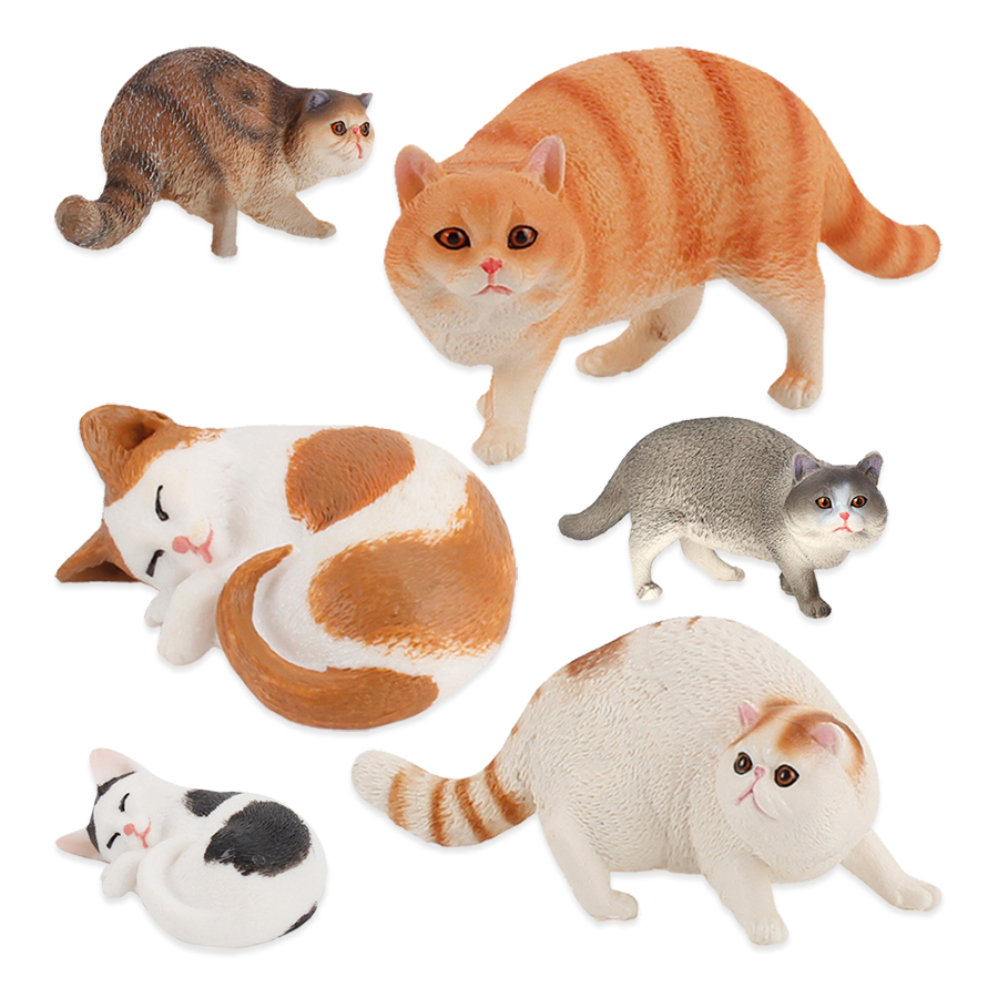 ตุ๊กตาแมวพลาสติกสมจริง แมวเปอร - Kids Toys Under 200 บทวิจารณ์และราคา