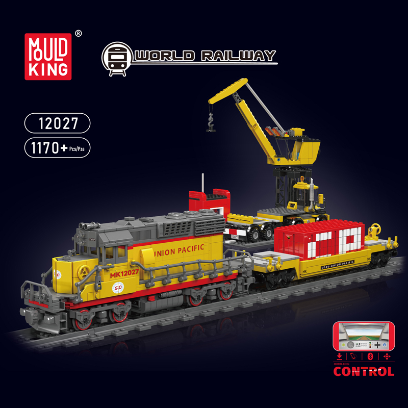 ตัวต่อ Mould King 12027 รถไฟเท - Kids Toys Lego บทวิจารณ์และราคา