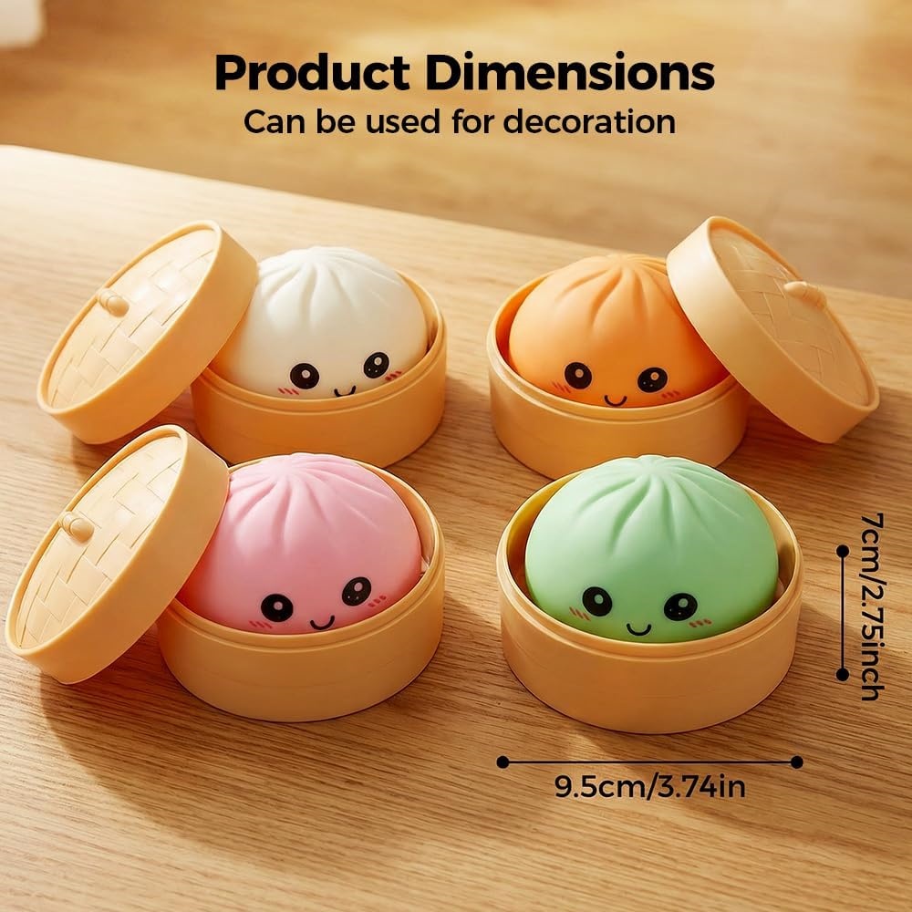 ลูกบอลบีบคลายเครียดรูปซาลาเปาข - Kids Toys Dumplings บทวิจารณ์และราคา