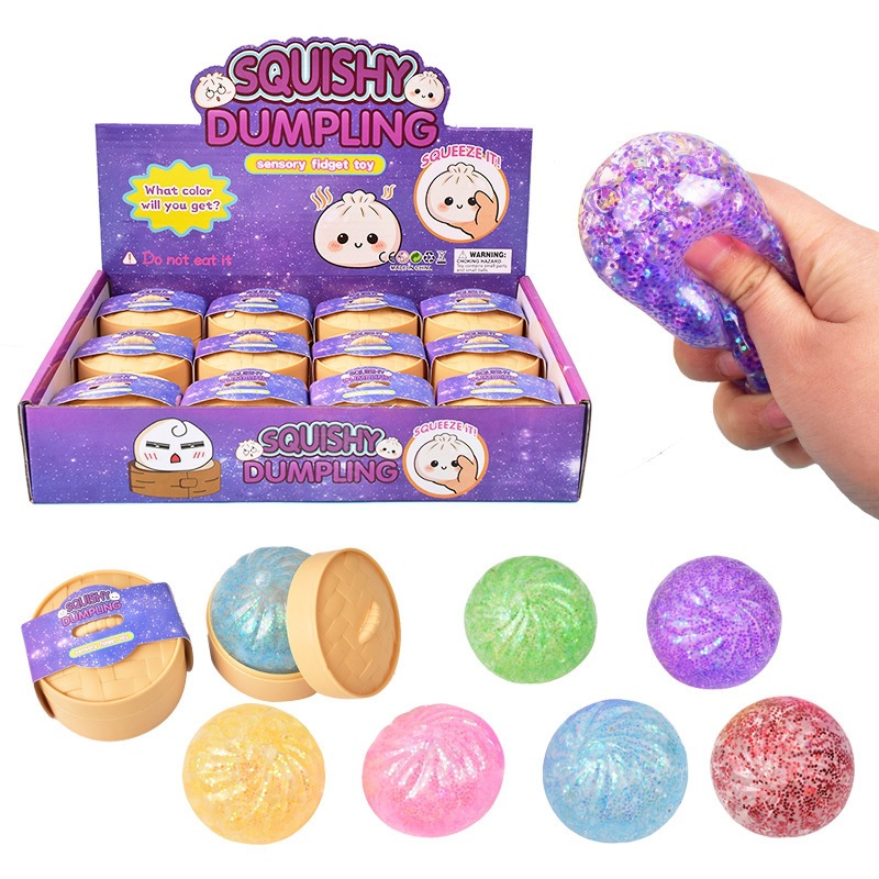 ของเล่นบีบมินิสควิชชี่รูปซาลาเ - Kids Toys Dumplings บทวิจารณ์และราคา