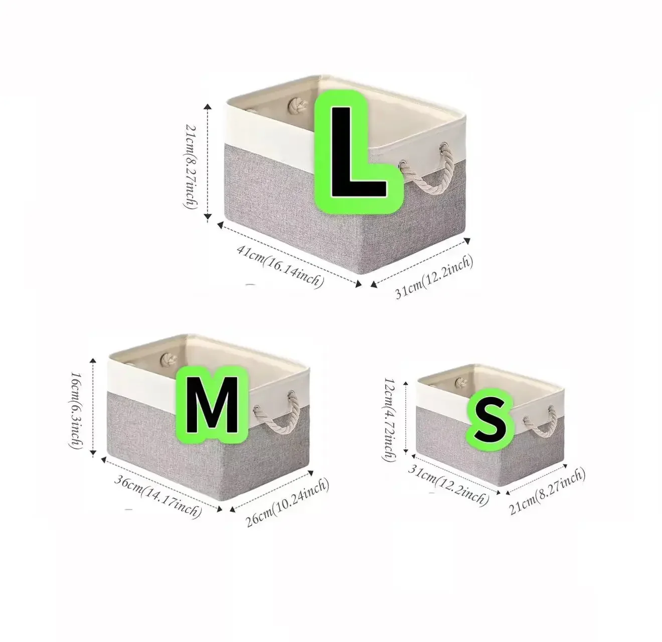 ตะกร้าเก็บของผ้าลินินแบบพับได้ - Kids Toys Clearance บทวิจารณ์และราคา